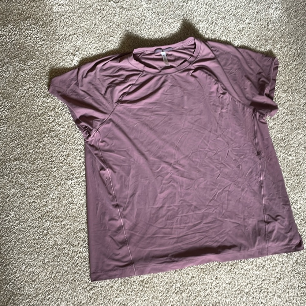 Purple athletic top